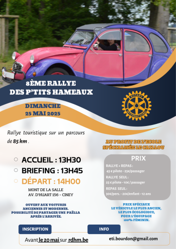 8ème Rallye des p'tits hameaux